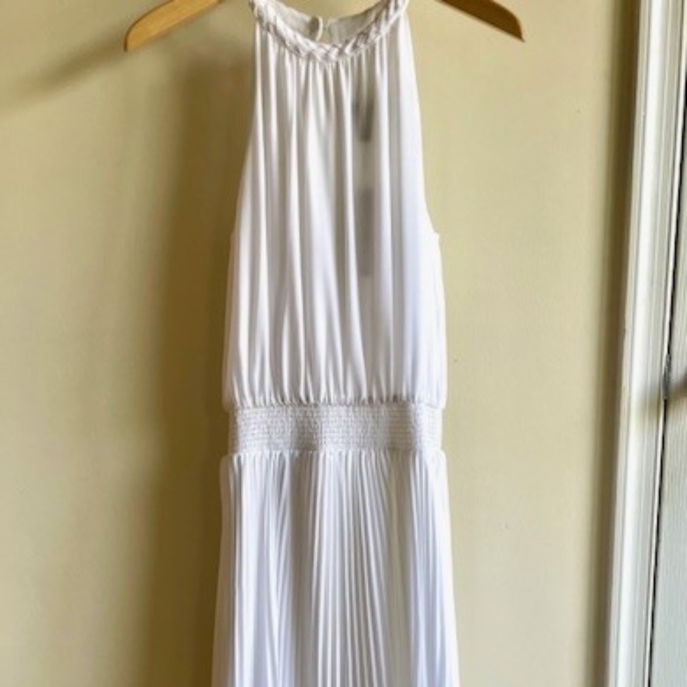 Braided Halter Maxi Dress